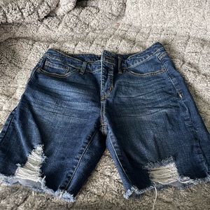 Womens denim shorts